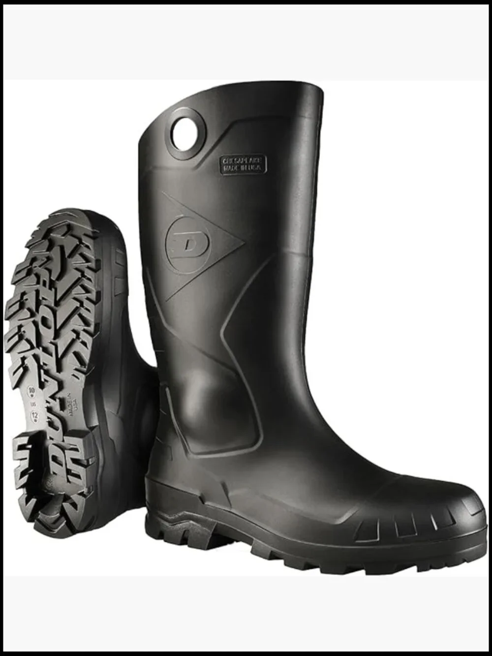 Lightweight Waterproof PVC Rubber Boots Wide Calf Slip Resistant Work
